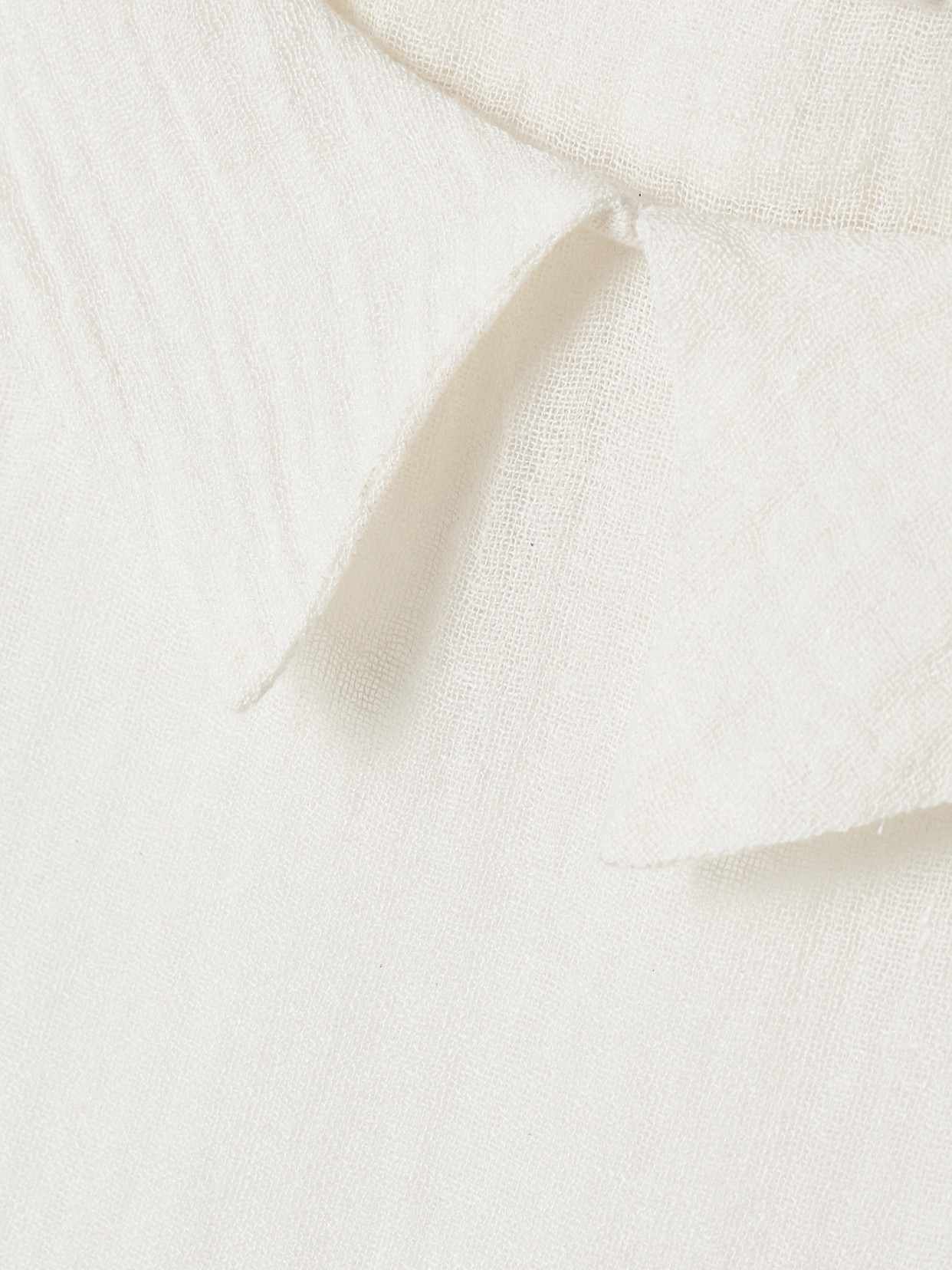 Lisa Marie Fernandez Mia Linen-blend Gauze Maxi Dress In White