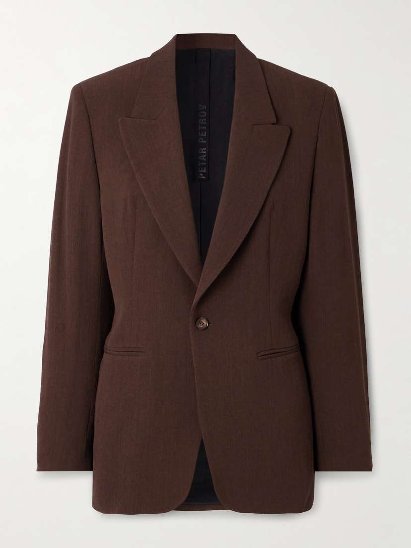 Petar Petrov Wool-blend Blazer