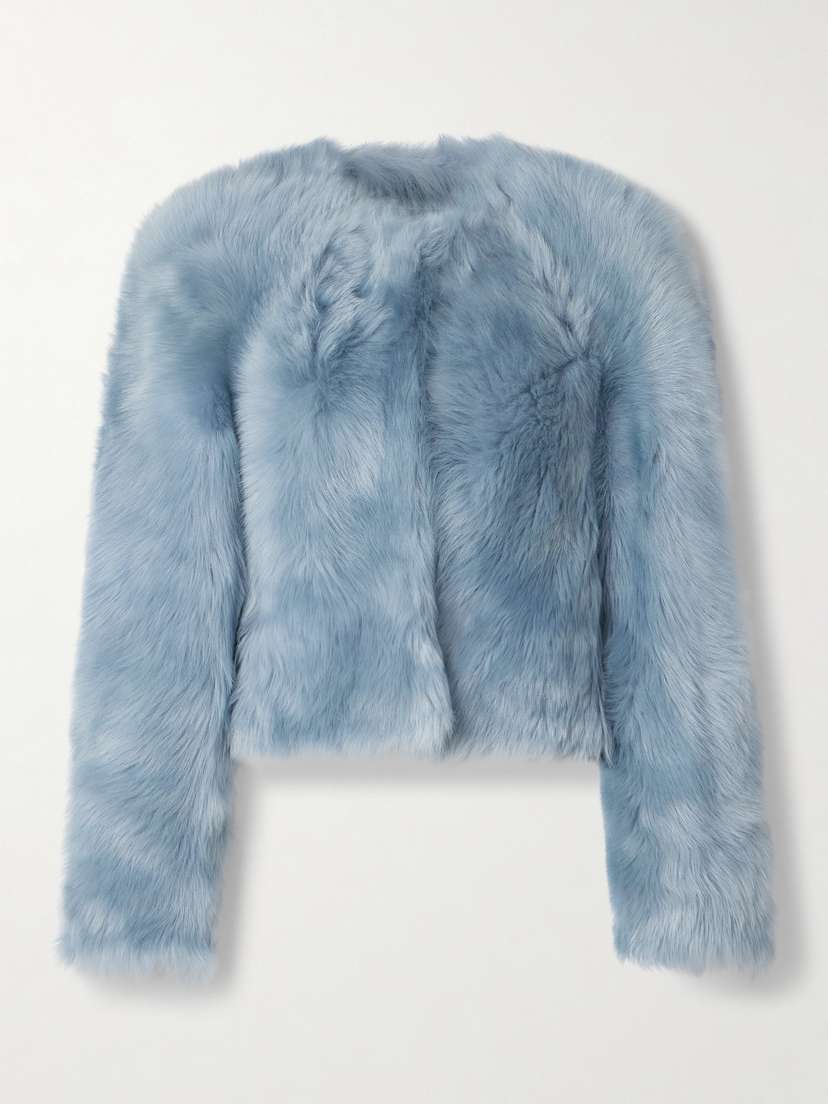 Petar Petrov The Dreamer Cropped Shearling Jacket