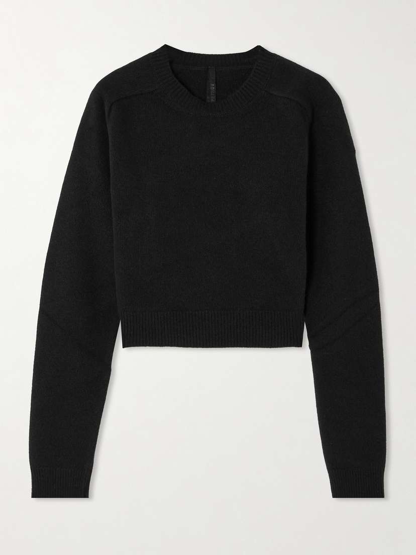 Petar Petrov Bad Romance Cropped Wool And Cashmere-blend Sweater - x large