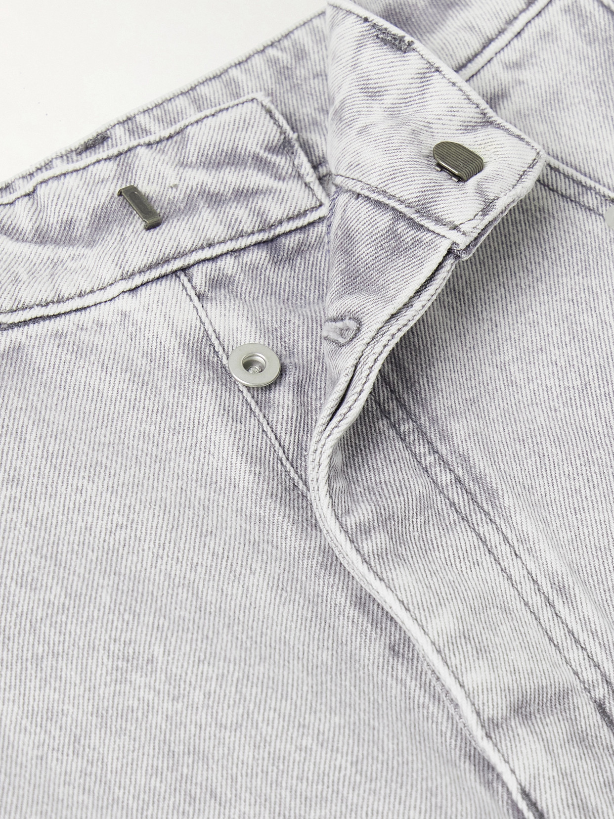 Petar Petrov High-rise Barrel-leg Jeans In Gray