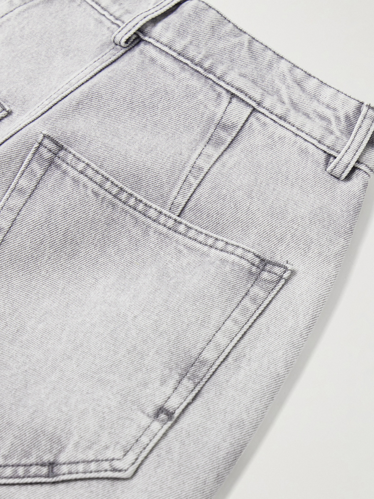 Petar Petrov High-rise Barrel-leg Jeans In Gray