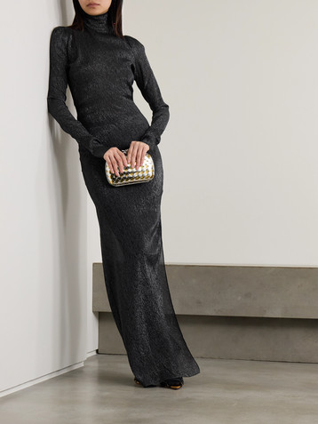 Petar Petrov Treasure metallic silk-blend maxi dress