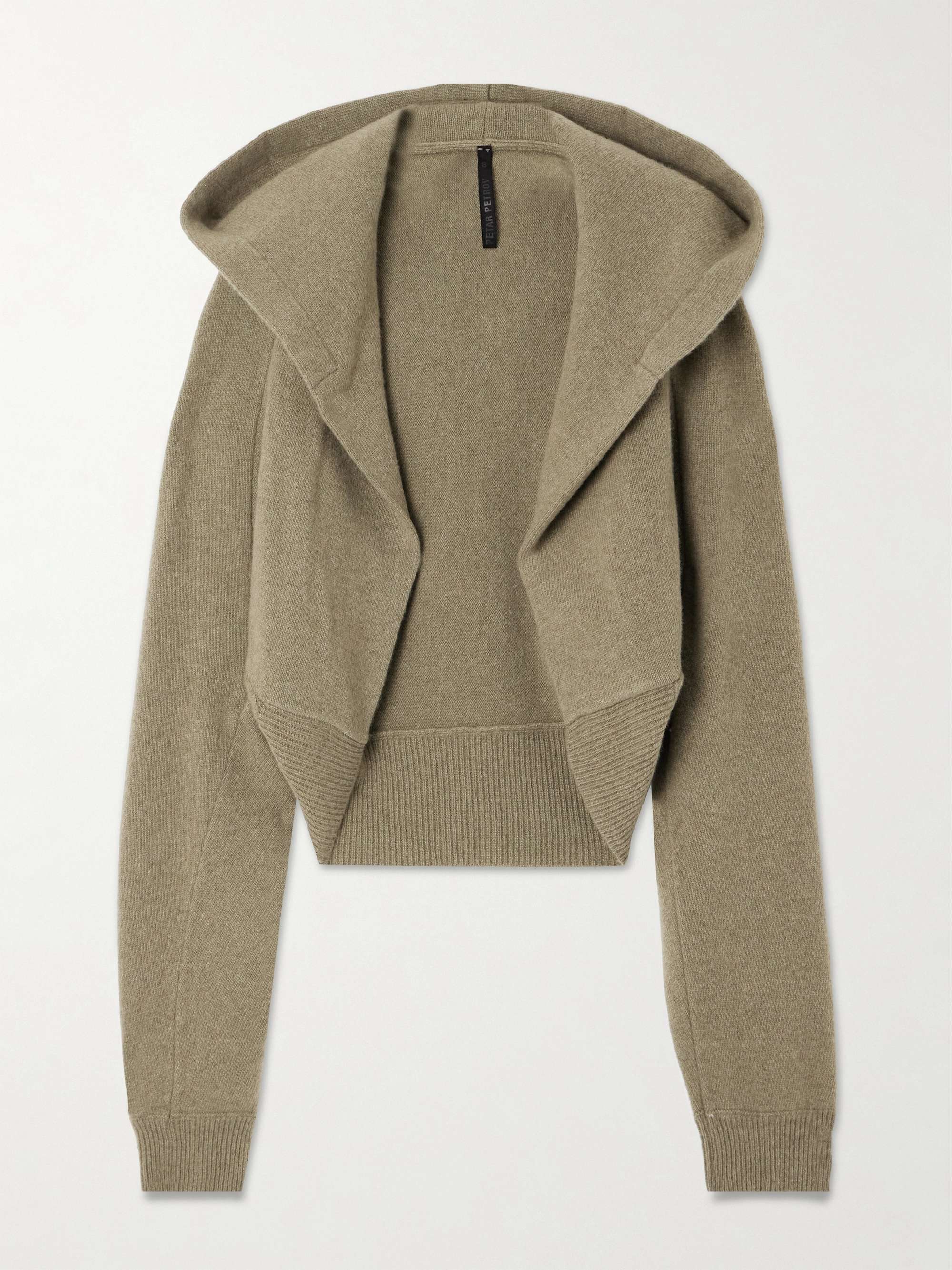 PETAR PETROV Hooded wool and cashmere-blend jacket | NET-A-PORTER