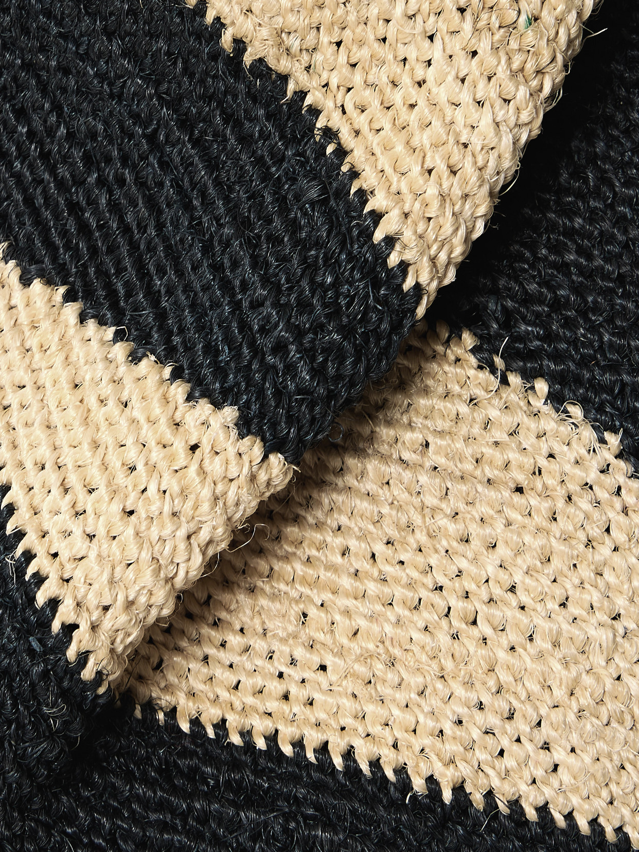 Sensi Studio Medium Two-tone Sisal Clutch In Neutrals