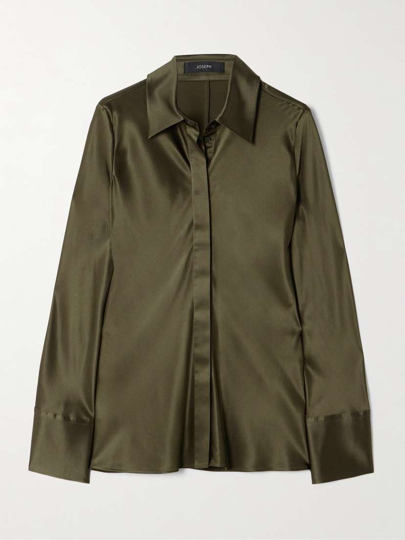 Joseph Brunel Silk-satin Shirt
