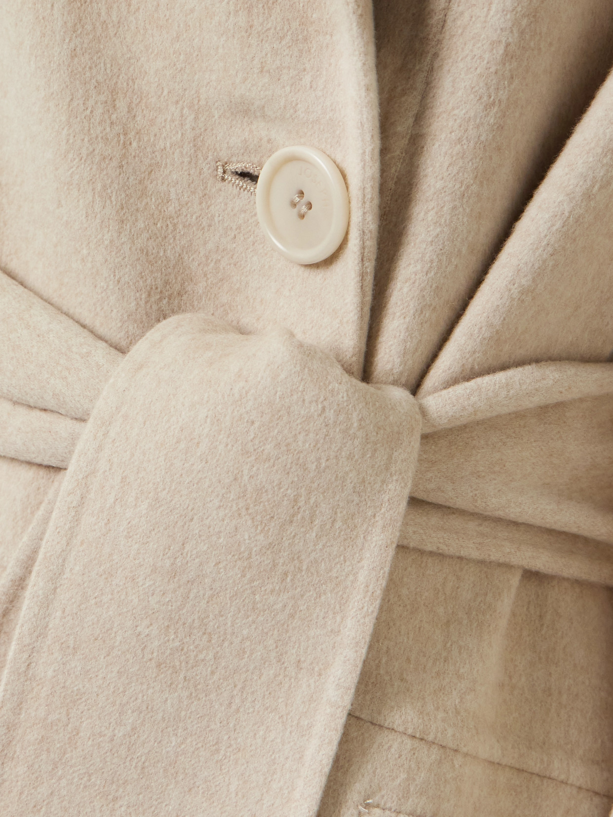 Merton Belted Paneled Double-Breasted Wool And Silk-Blend Coat