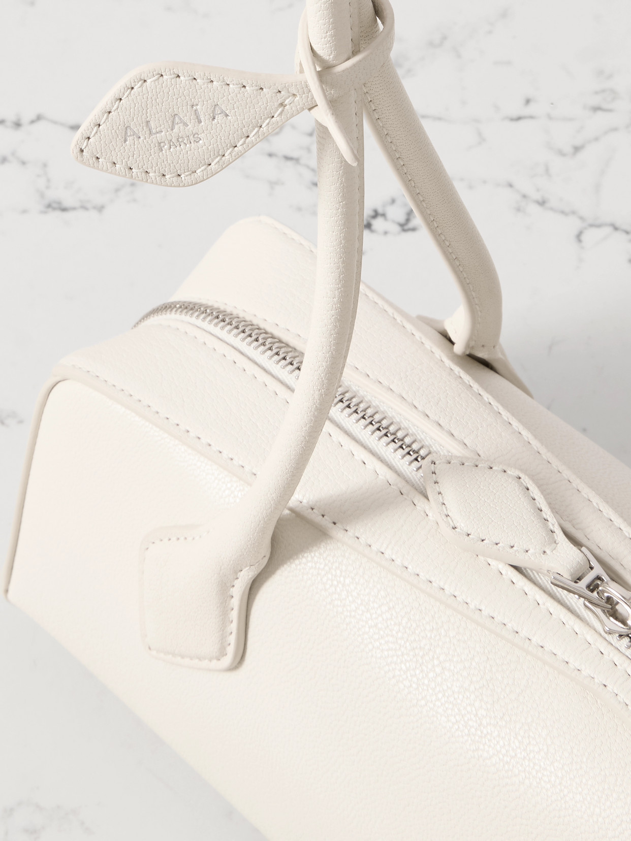 Alaïa Alaia Borsa Le Teckel Small Greige Women In White