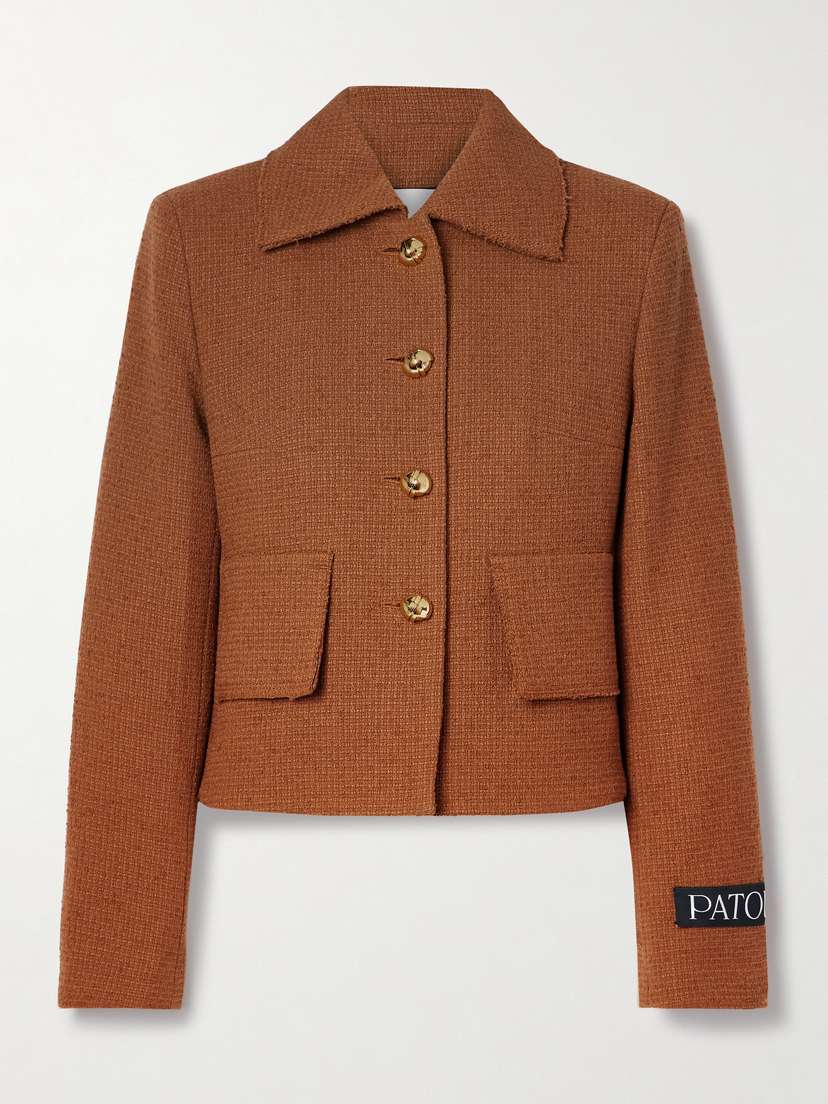 Patou Wool-blend Tweed Jacket