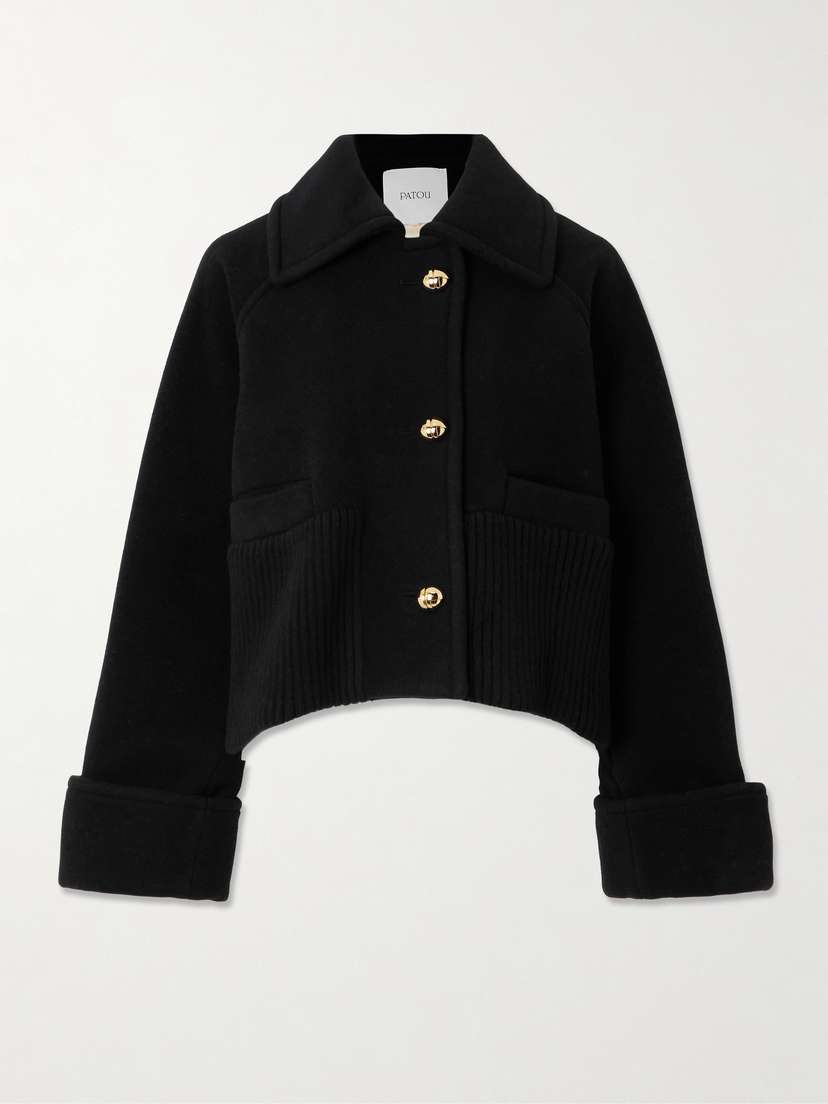 Patou Ribbed Wool-blend Jacket