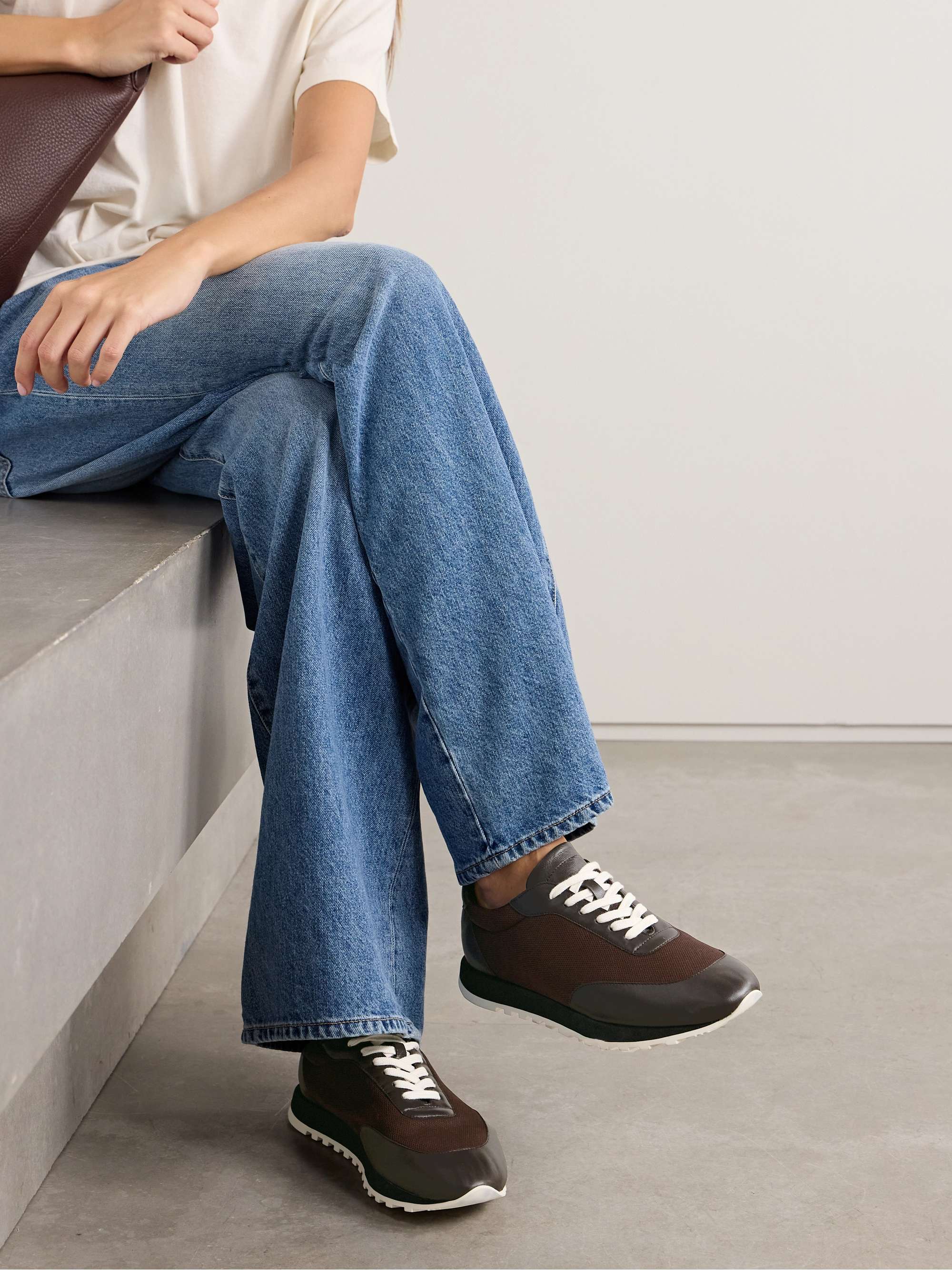 The Row | Owen runner black sneakers | Savannahs