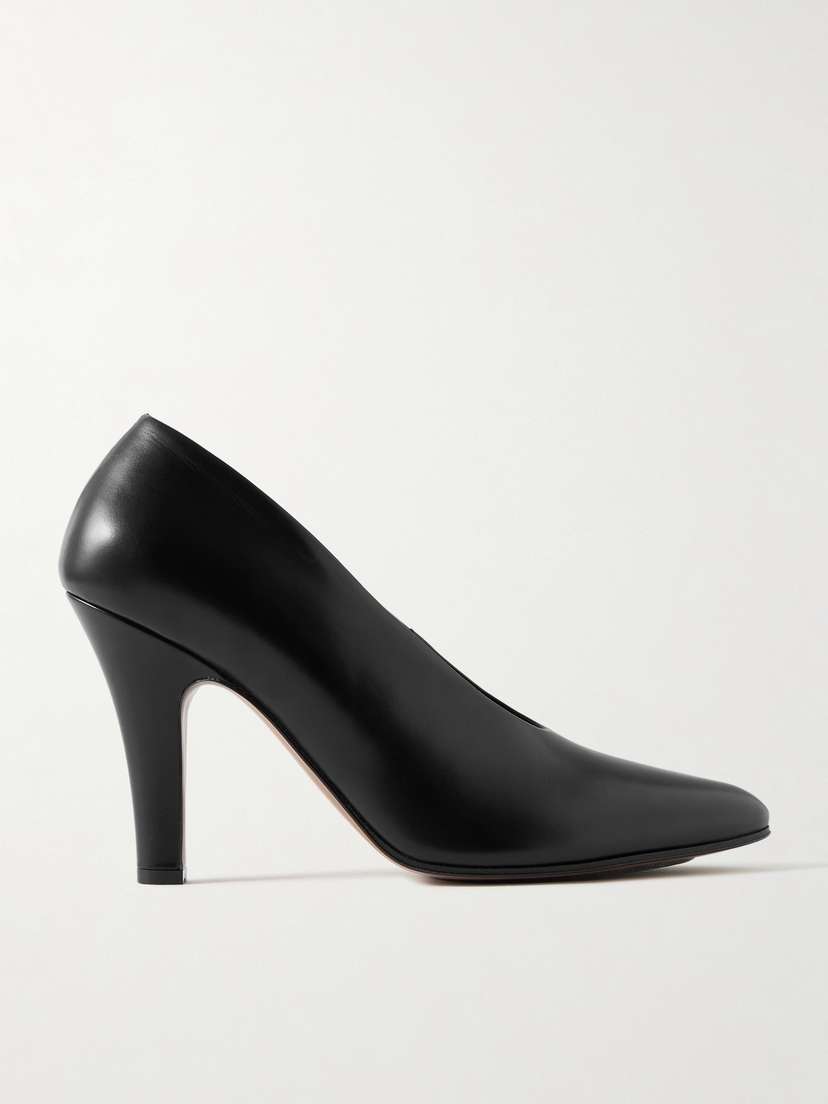 The Row Prudens Leather Pumps