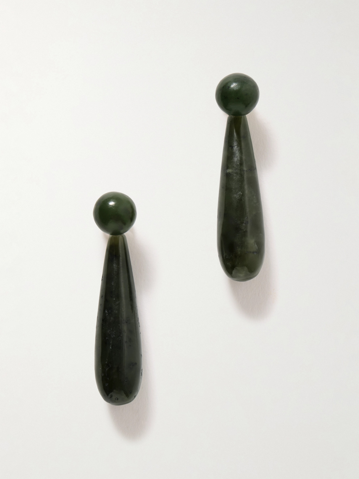 Sophie Buhai - Small Angelika Jade Earrings - Green