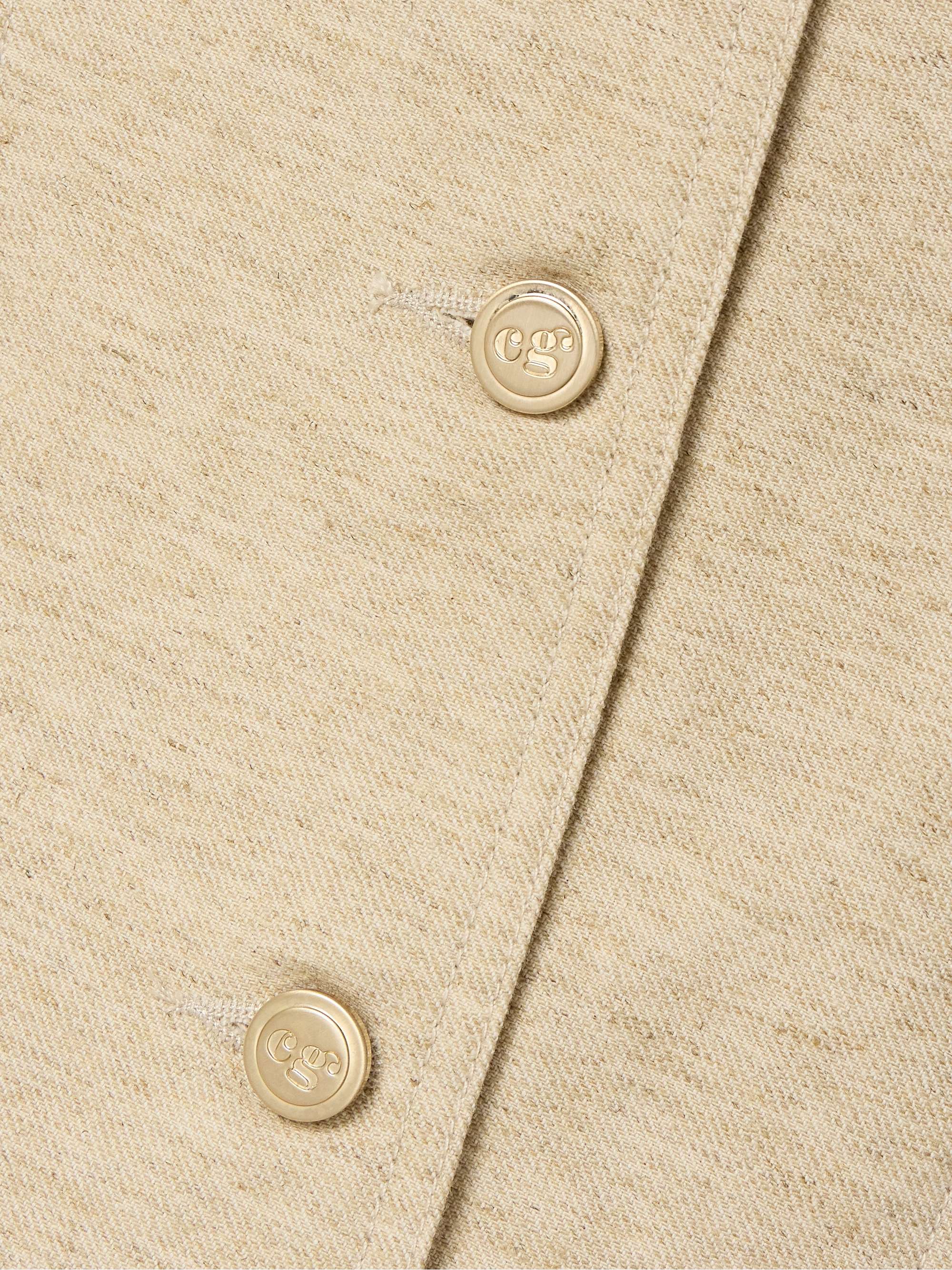 Cult Gaia Beige Cotton Waistcoat