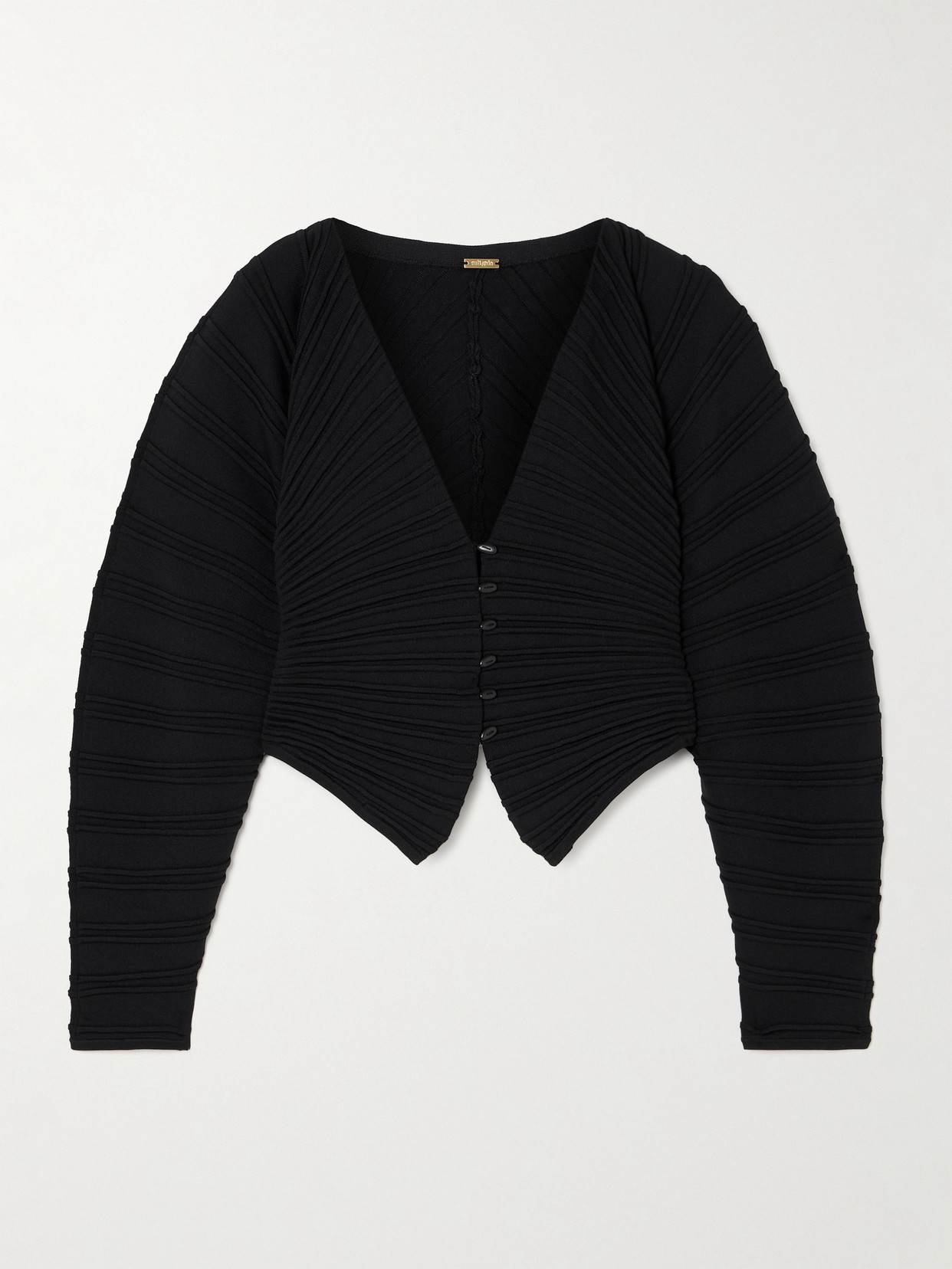 CULT GAIA BLAIR RIBBED-KNIT CARDIGAN