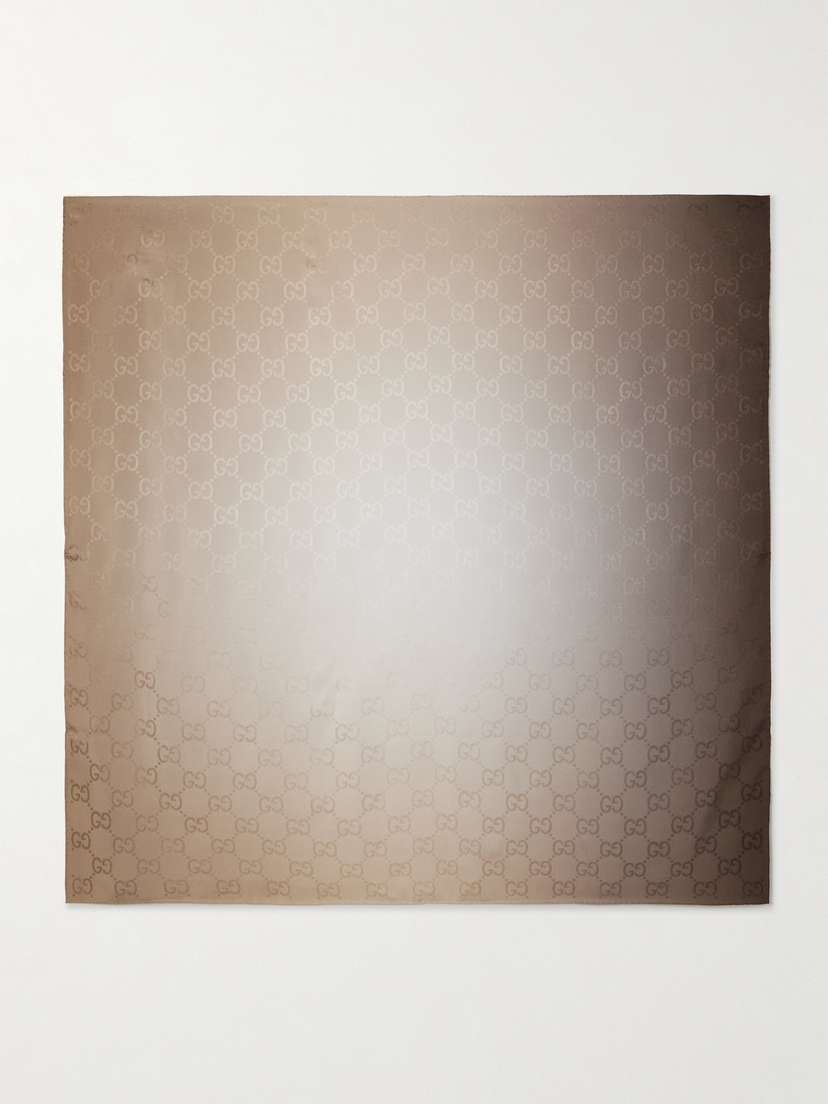 Gucci Dégradé Silk-jacquard Scarf