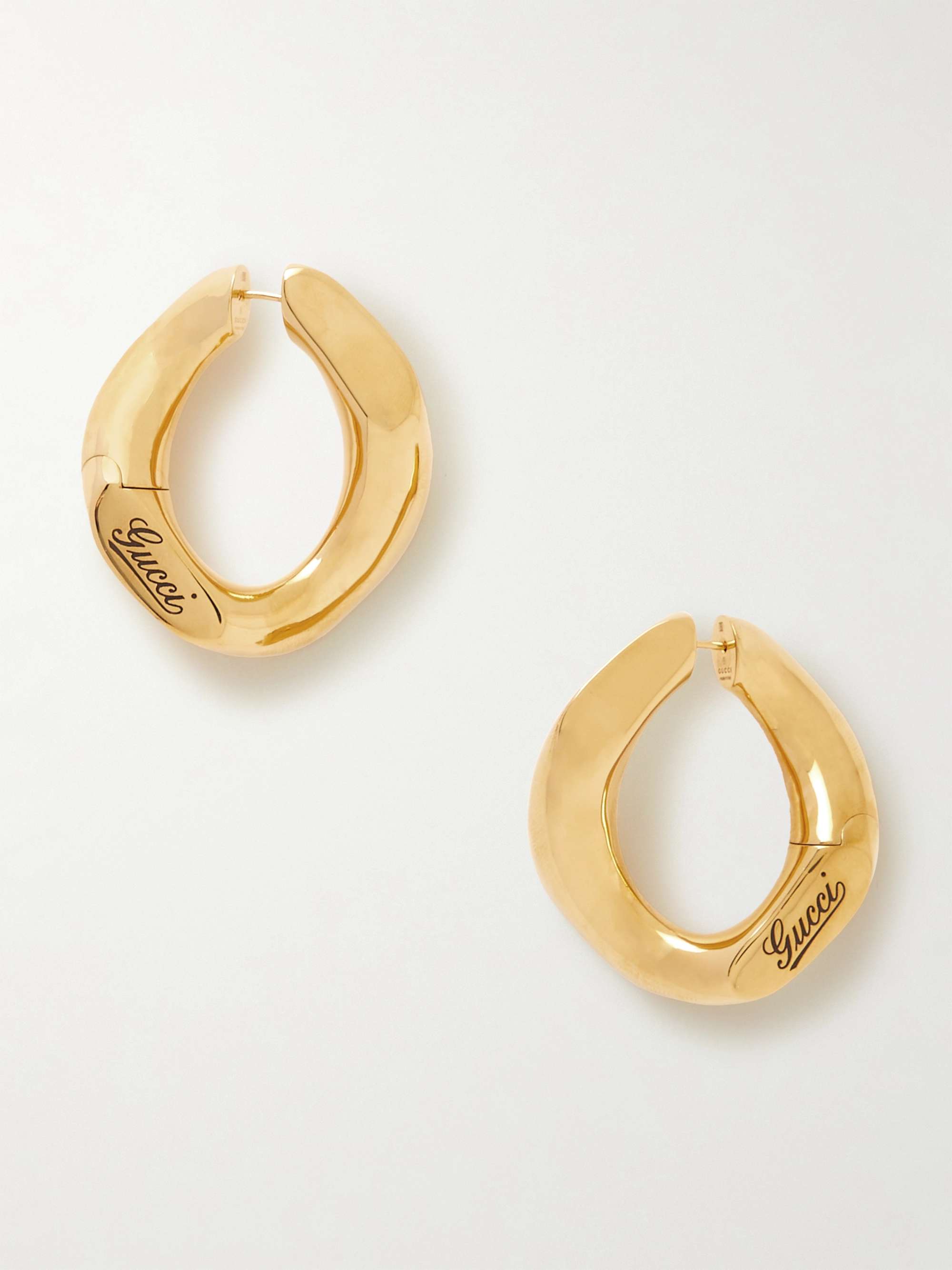 Gucci gold hoops sales