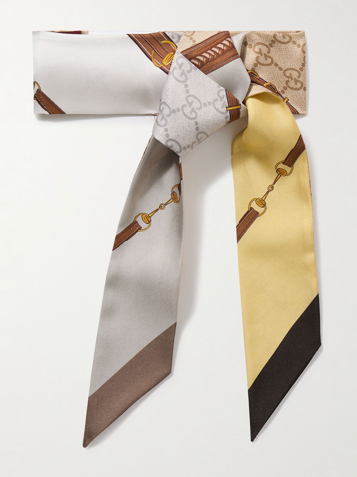 Printed Silk Jacquard Scarf
