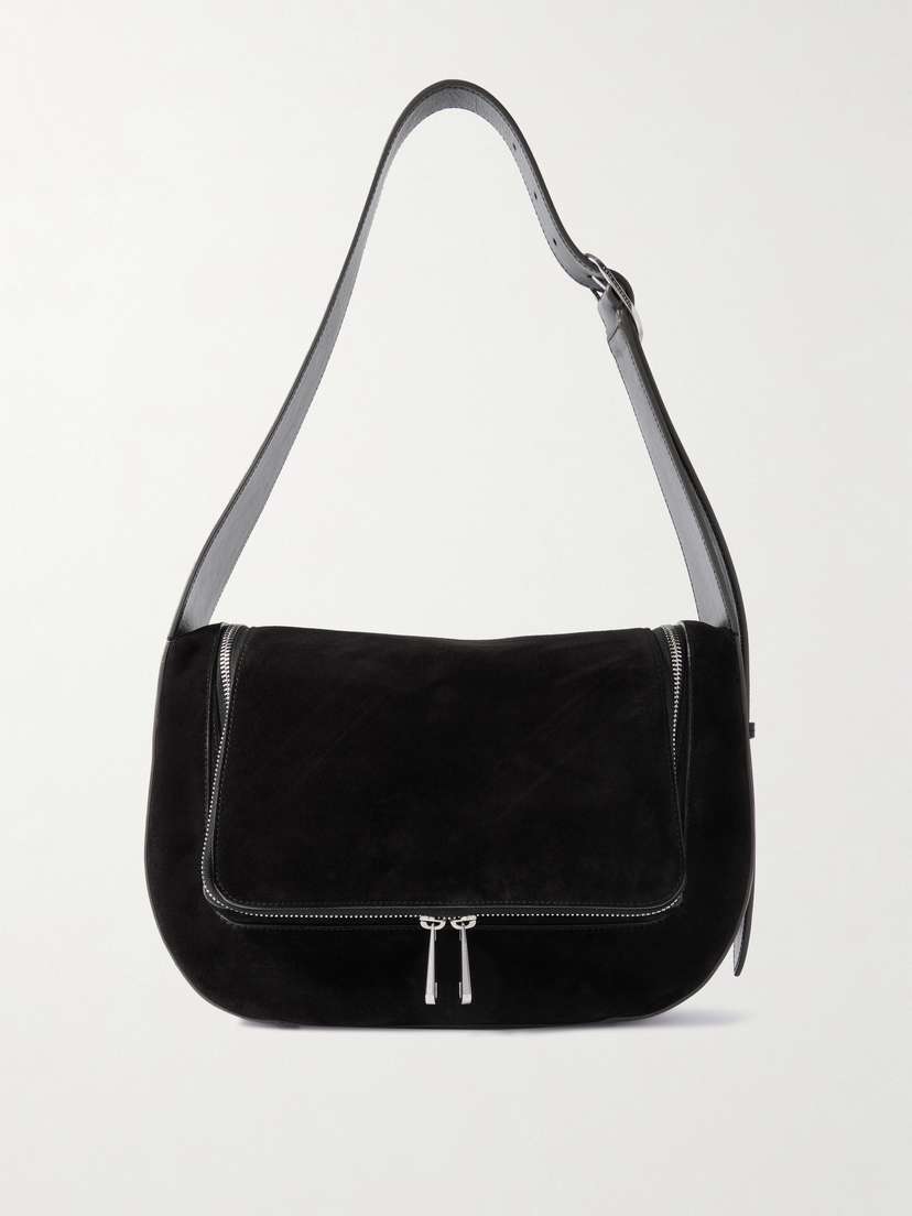 Anya Hindmarch Vere New Suede And Leather Shoulder Bag