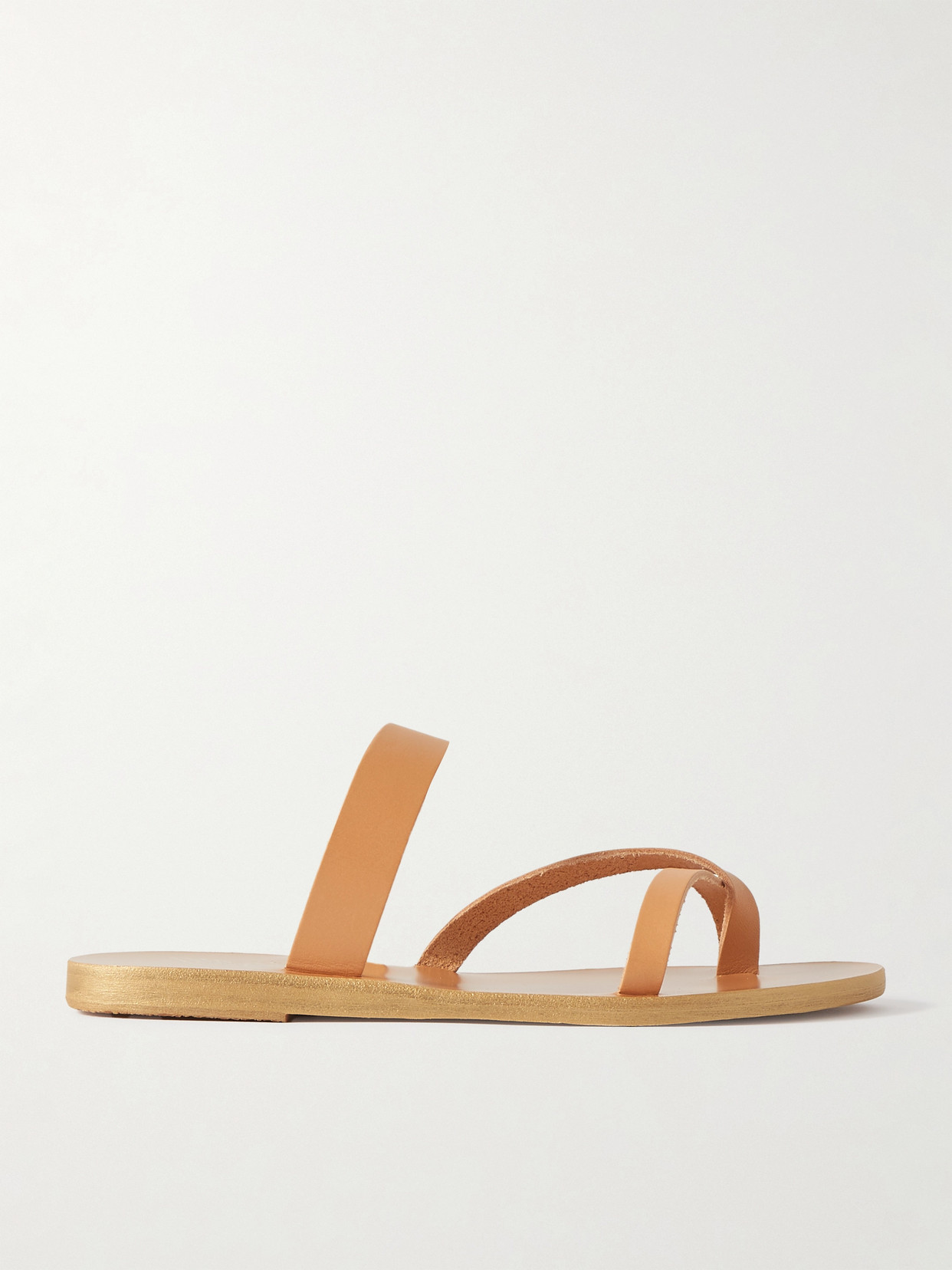 Ancient Greek Sandals - Daphnae Leather Sandals - Tan