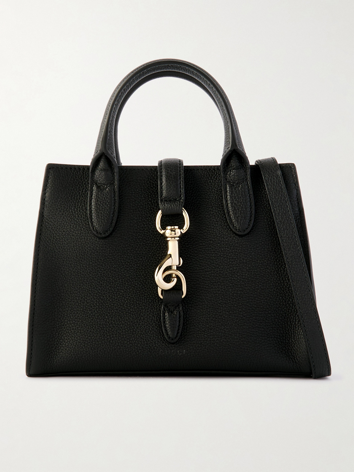 Gucci - Jackie Textured-leather Tote - Black