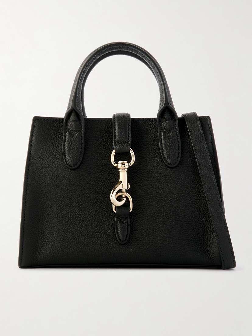 Gucci Jackie Textured-leather Tote