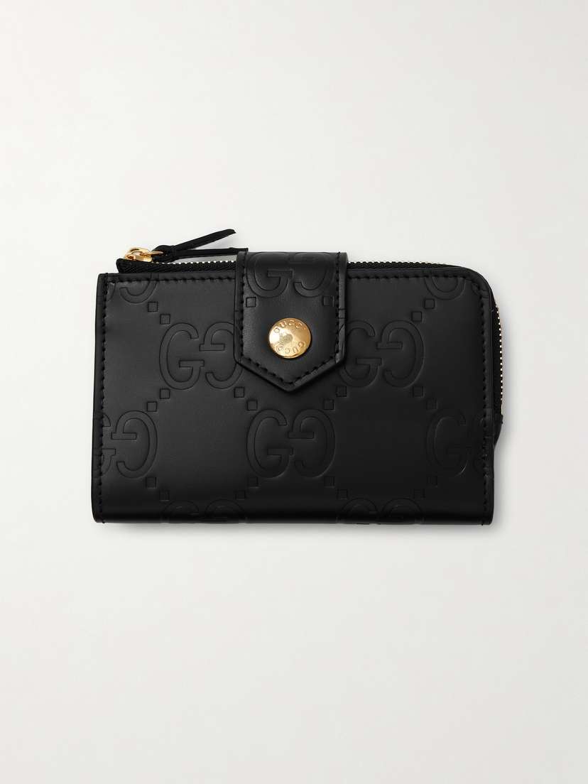 Gucci Gg Debossed Leather Wallet