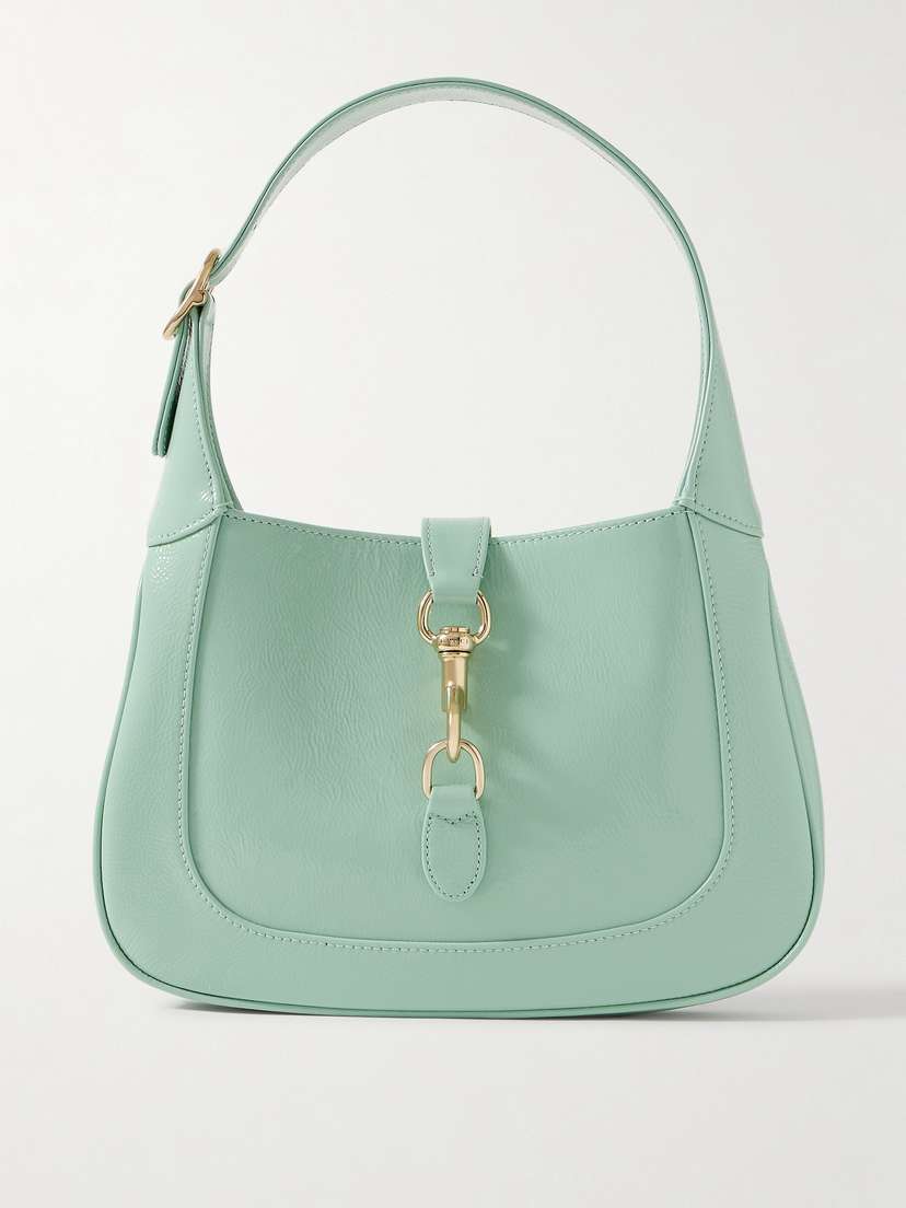 Gucci Jackie Small Patent-leather Shoulder Bag