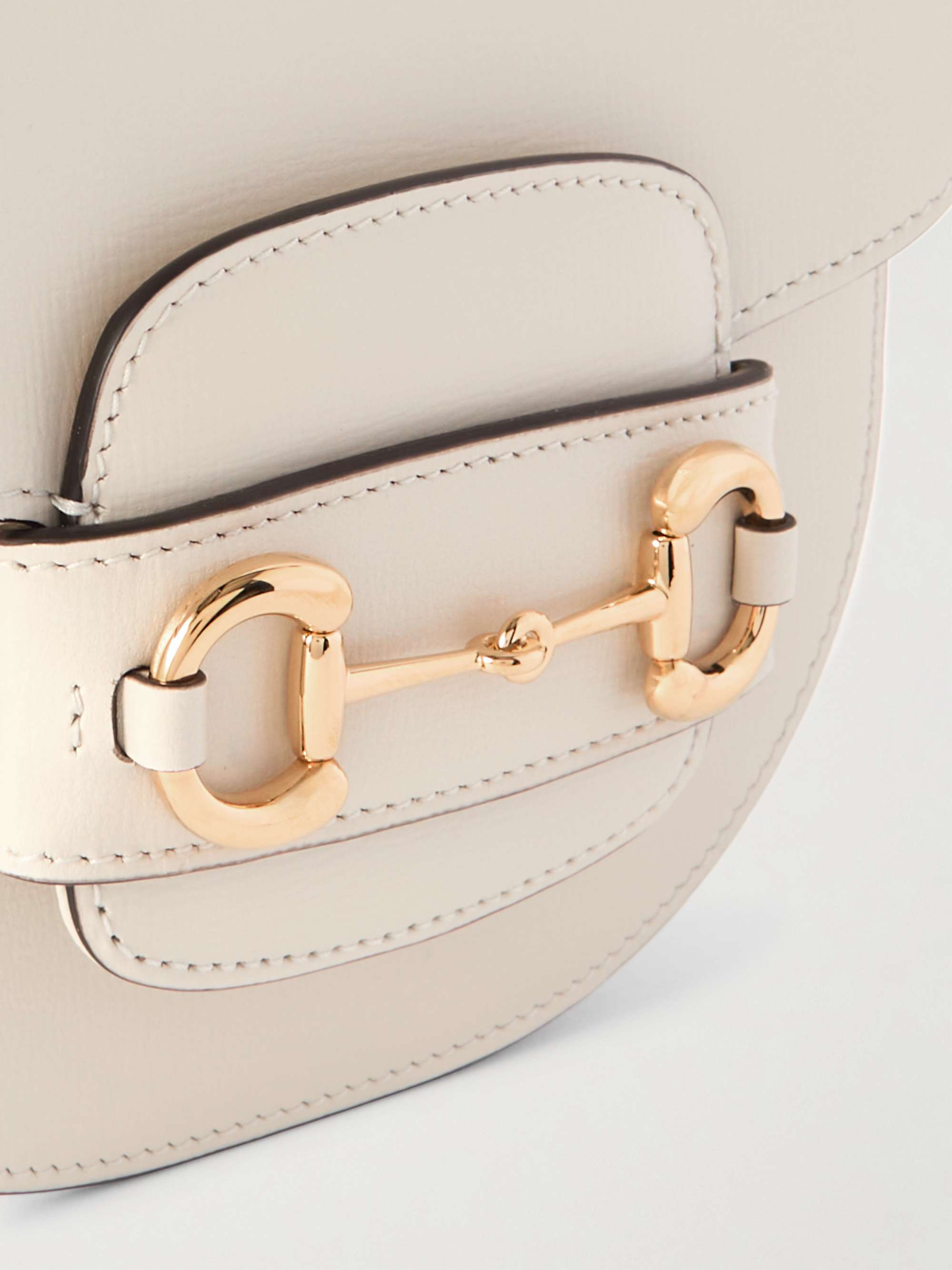 Horsebit 1955 テクスチャードレザー ショルダーバッグ 大人気♪GUCCI ホースビット1955 レザー ショルダーバッグ