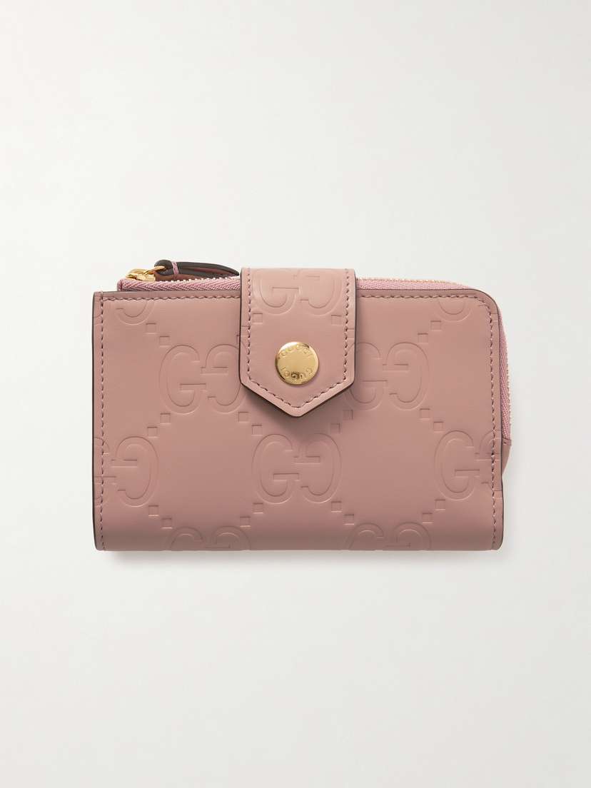 Gucci Gg Debossed Leather Wallet