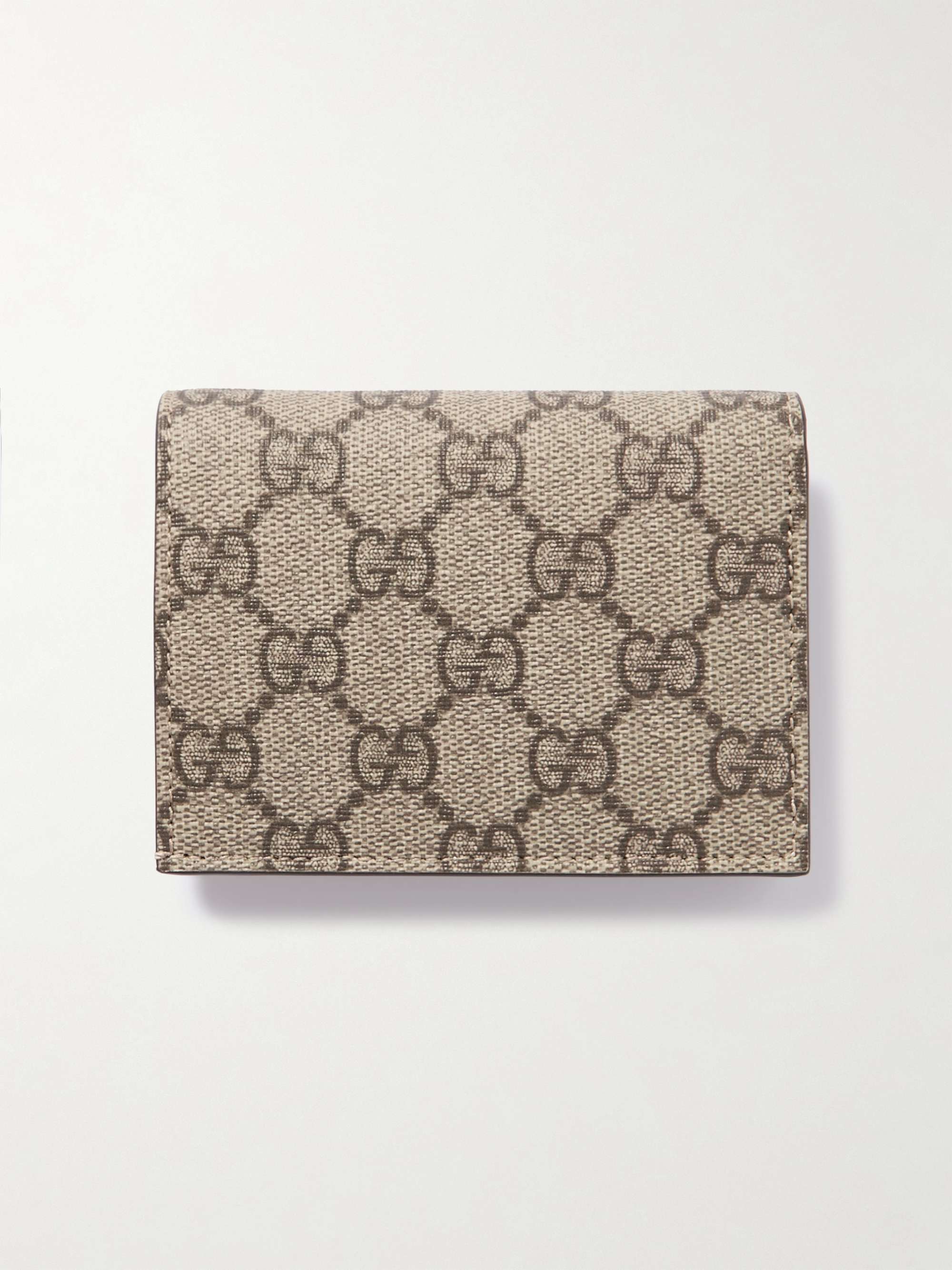 GUCCI テクスチャードレザーコーティングキャンバス ウォレット コーティングキャンバス＆テクスチャードレザー ウォレット