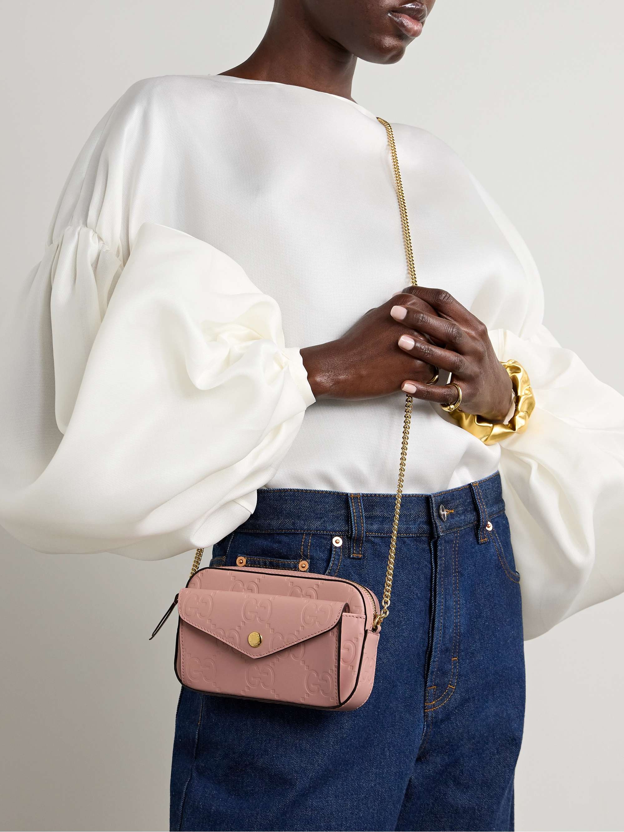 Gucci silk bag deals