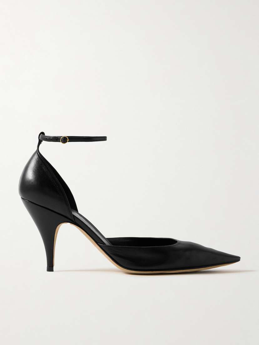 The Row Liisa D’orsay Leather Pumps