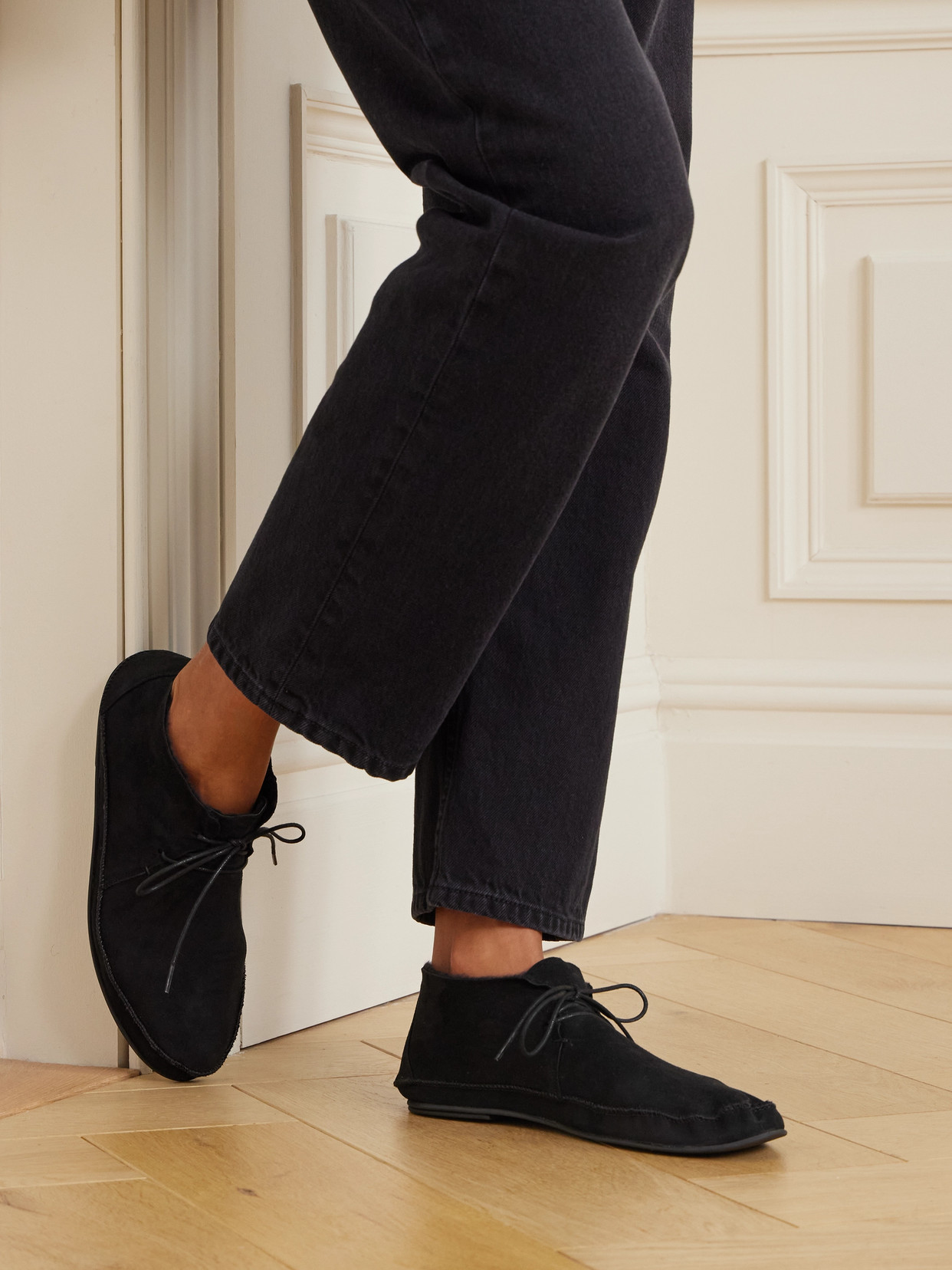 Tyler Shearling-Lined Ankle Boots