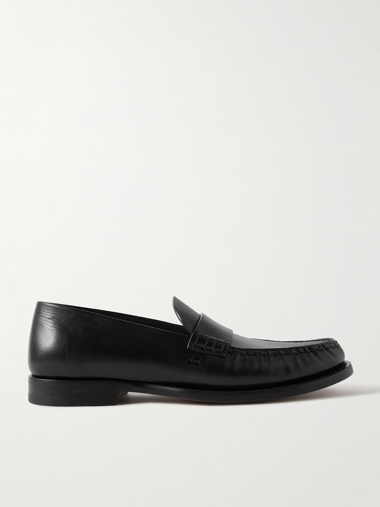 The Row Loafers In Black
