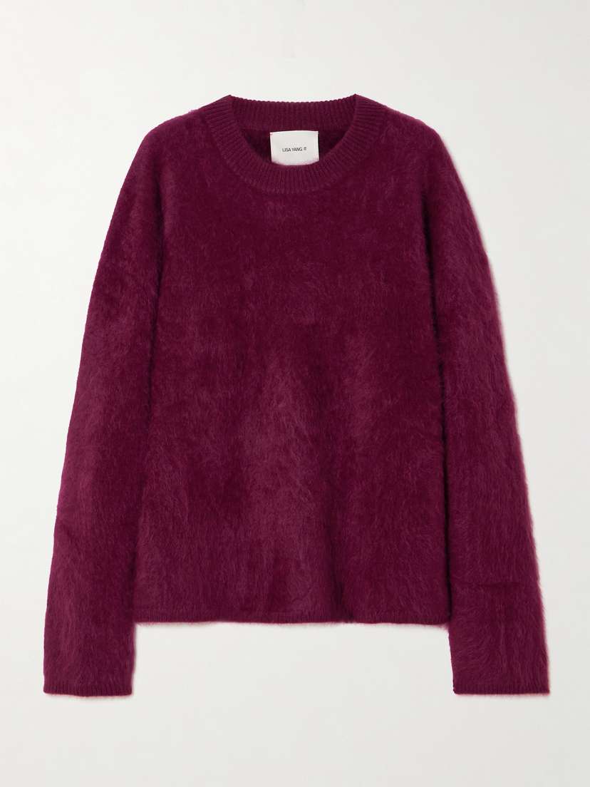 Lisa Yang Natalia Brushed-cashmere Sweater