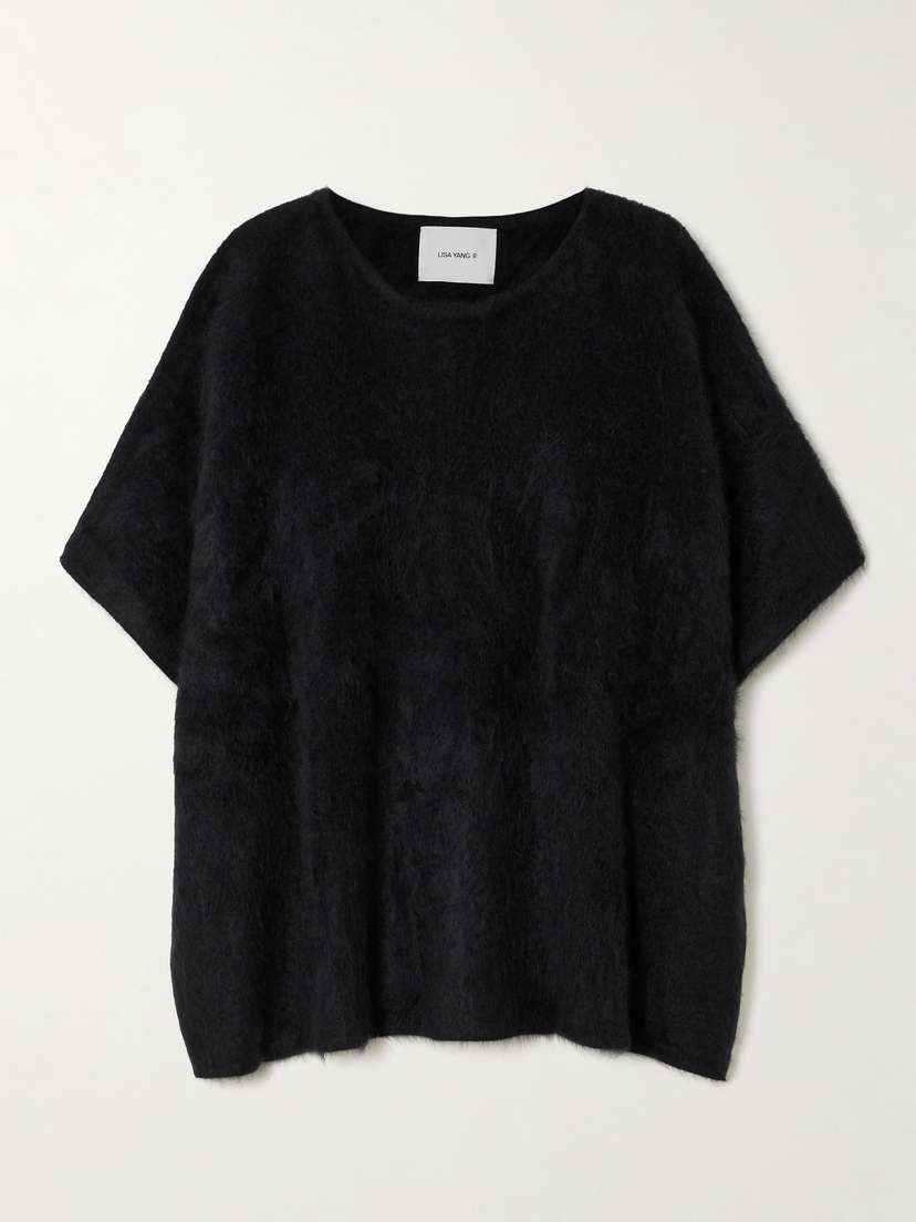 Lisa Yang Fie Brushed-cashmere Top