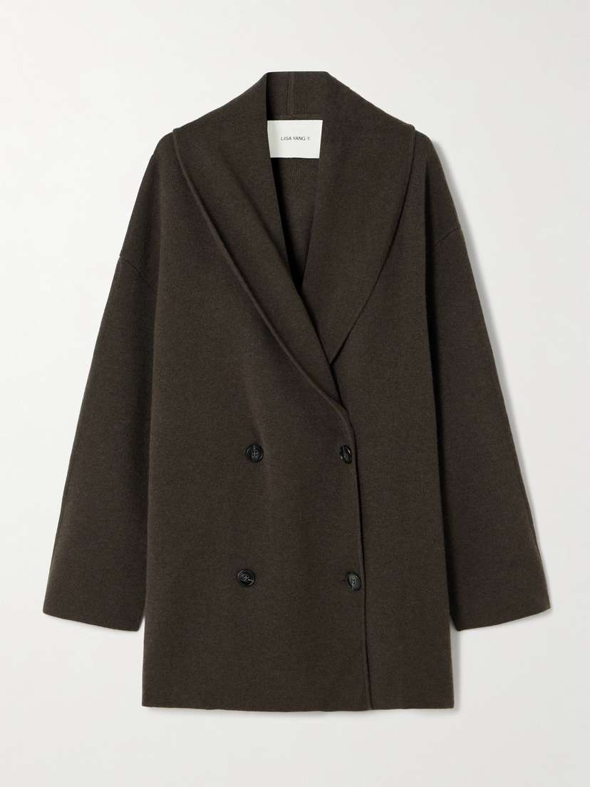 Lisa Yang Linda Double-breasted Cashmere Cardigan