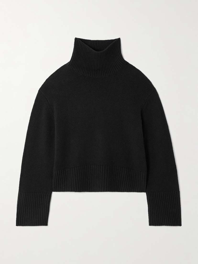 Lisa Yang Fleur Cashmere Turtleneck Sweater