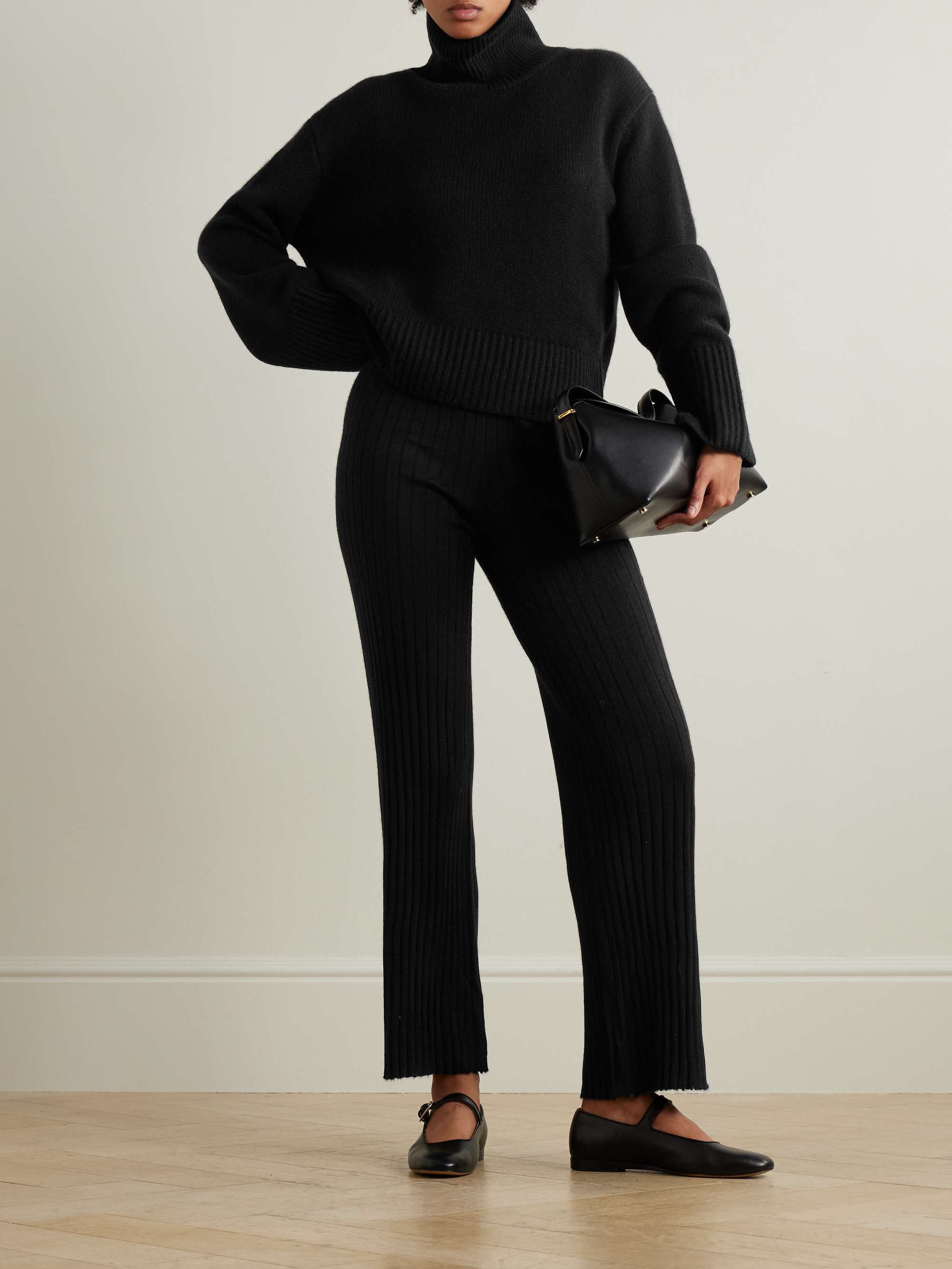 LISA YANG Fleur cashmere turtleneck sweater