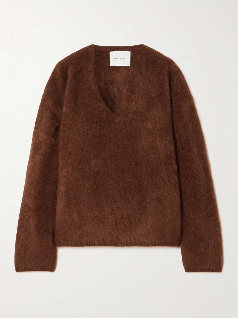 Lisa Yang Margareta Brushed-cashmere Sweater