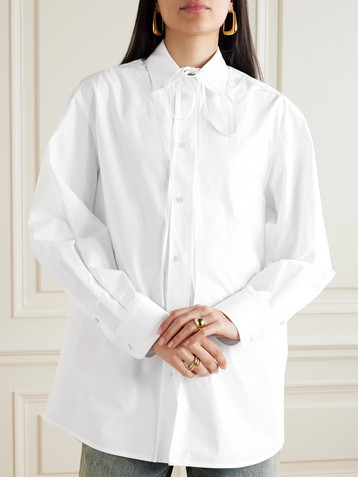 Gucci Oversized cotton-poplin shirt