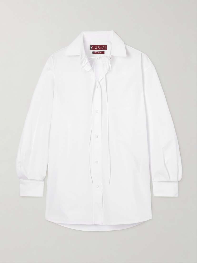 Gucci Oversized Cotton-poplin Shirt