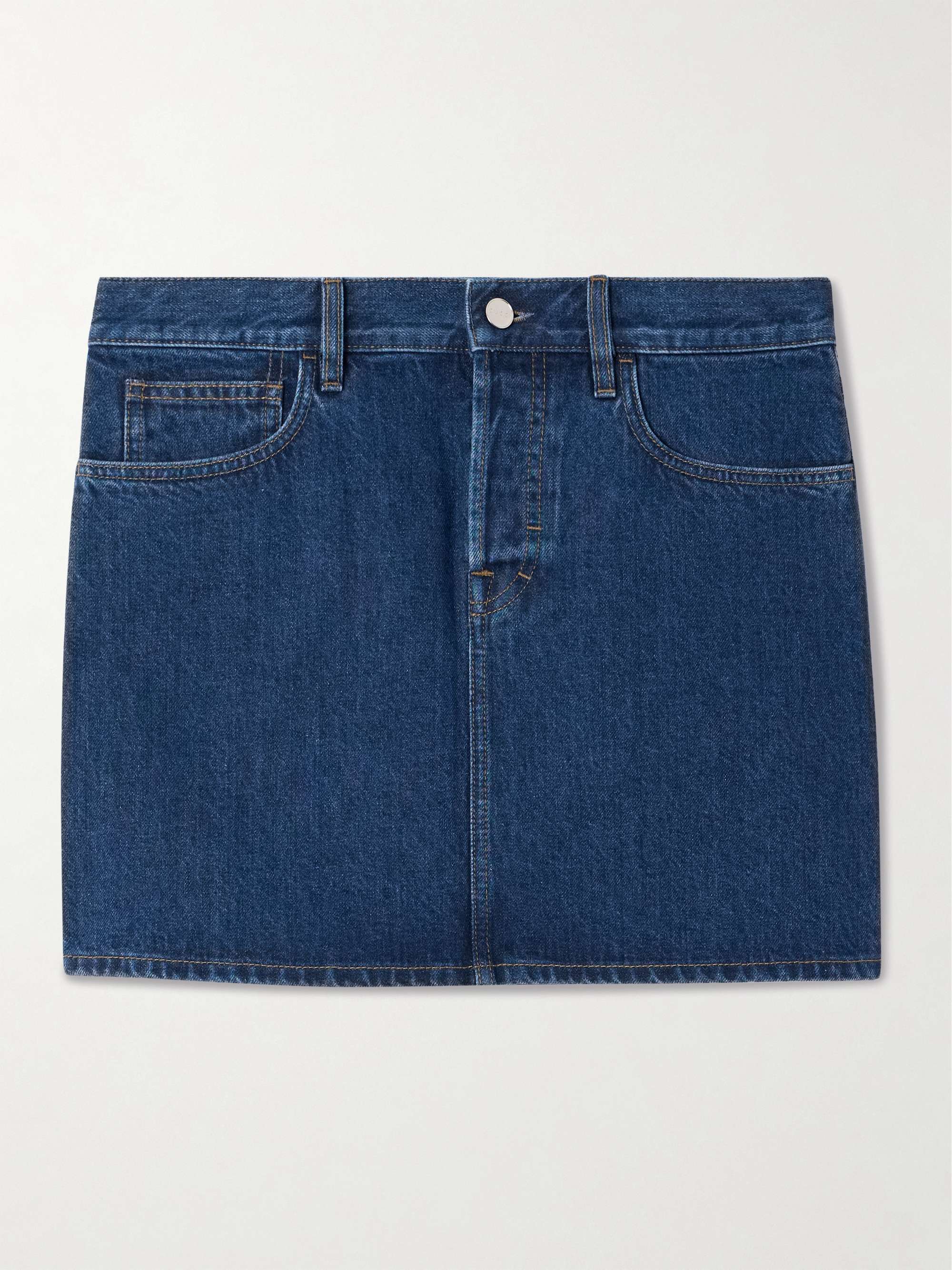 スカート Gucci skirt in denim GUCCI Denim mini skirt | NET-A-PORTER