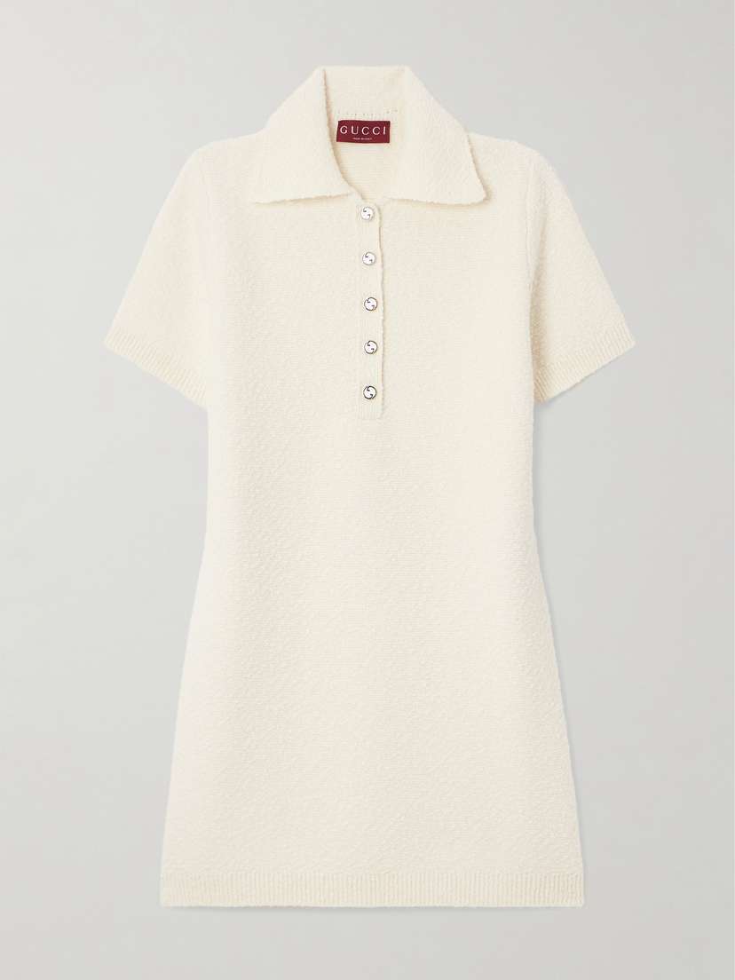 Gucci Wool-blend Bouclé Mini Dress