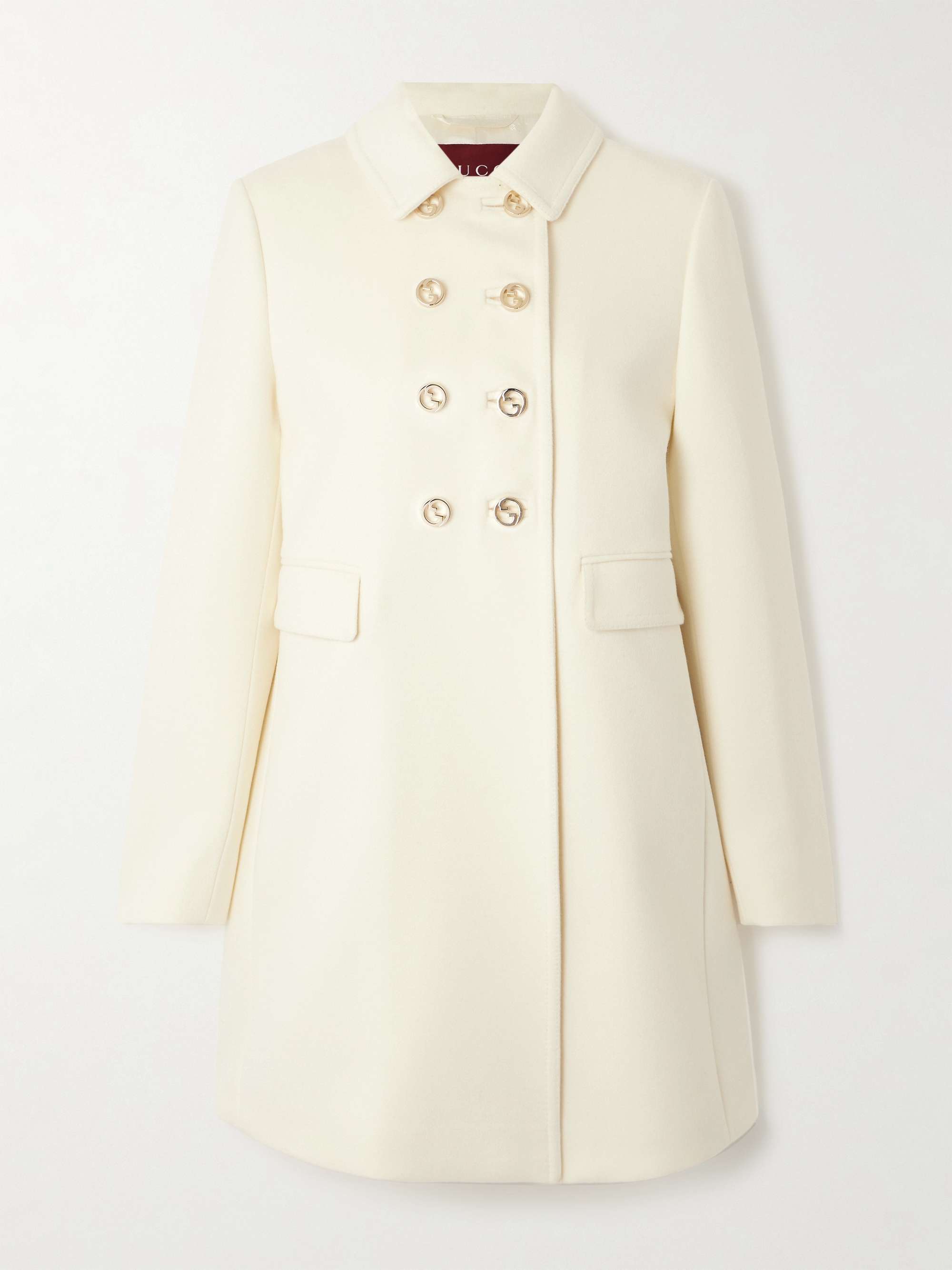 Gucci white wool coat outlet