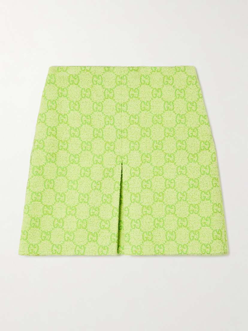 Gucci Cotton-blend Bouclé-jacquard Mini Skirt