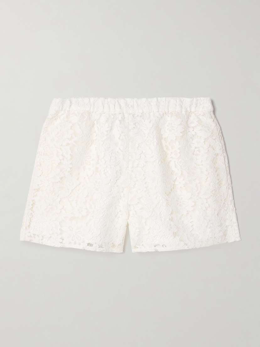 Gucci Printed Corded Lace Shorts