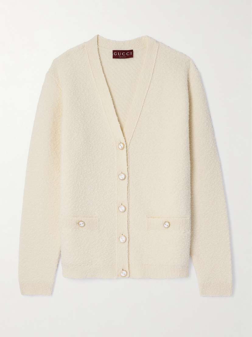 Gucci Wool-blend Bouclé Cardigan