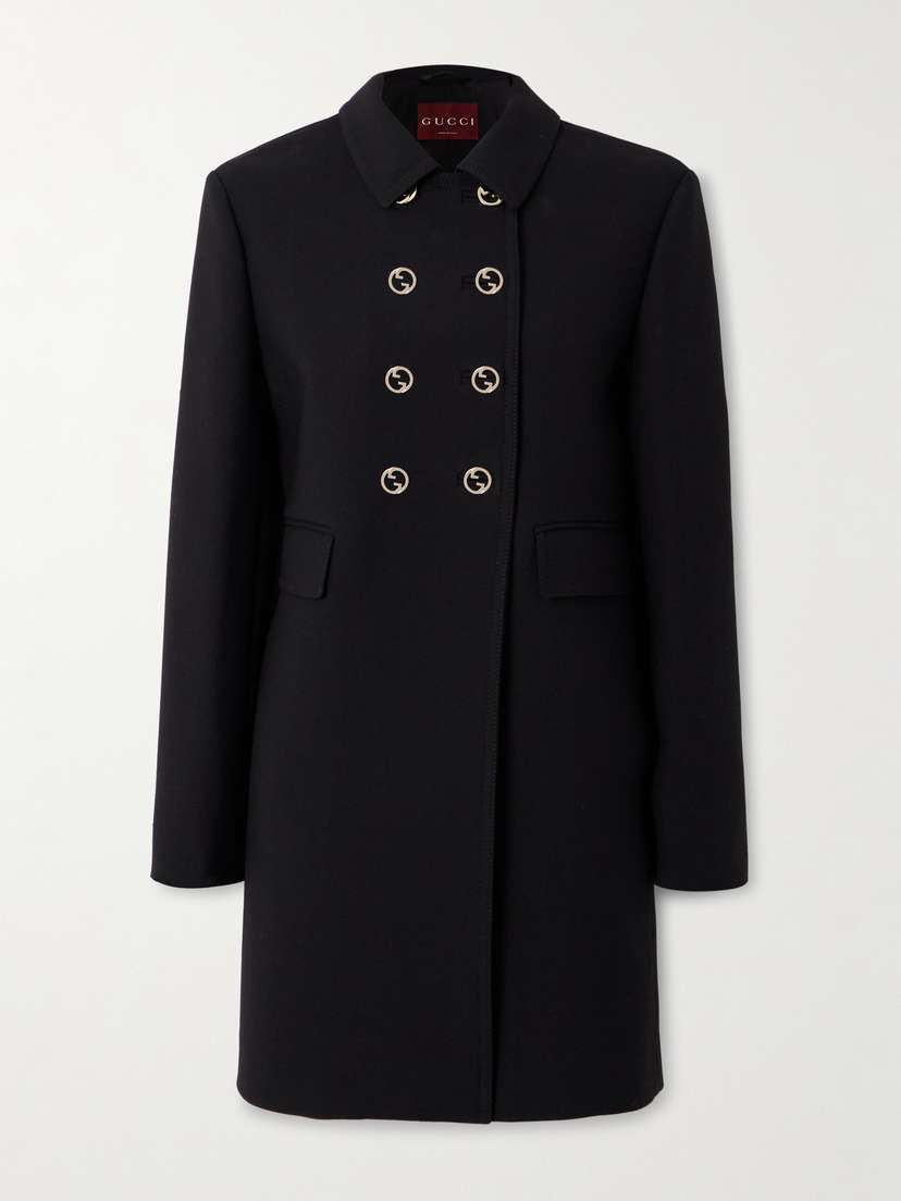 Gucci Double-breasted Wool-blend Twill Coat